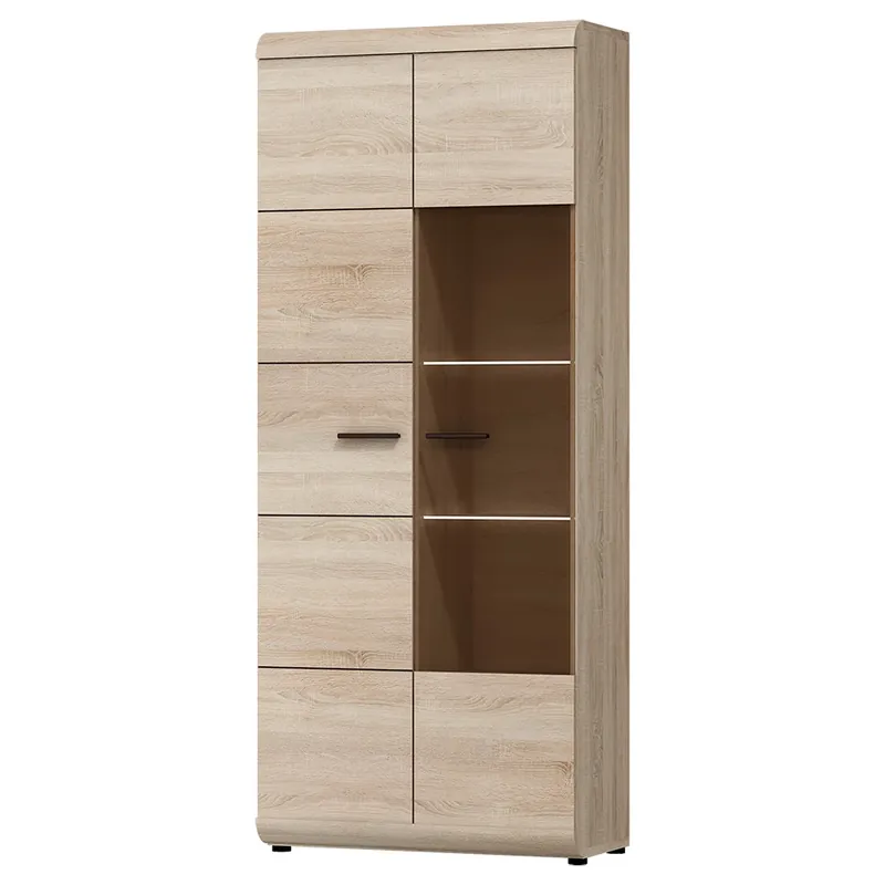 LINK s vitrína vysoká 80 cm sonoma Top Prodej