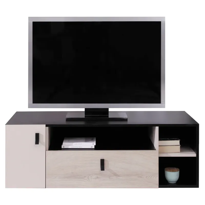 Nejlepší Cena PLANET č TV stolek PL10 120 cm černá/dub/béžová
