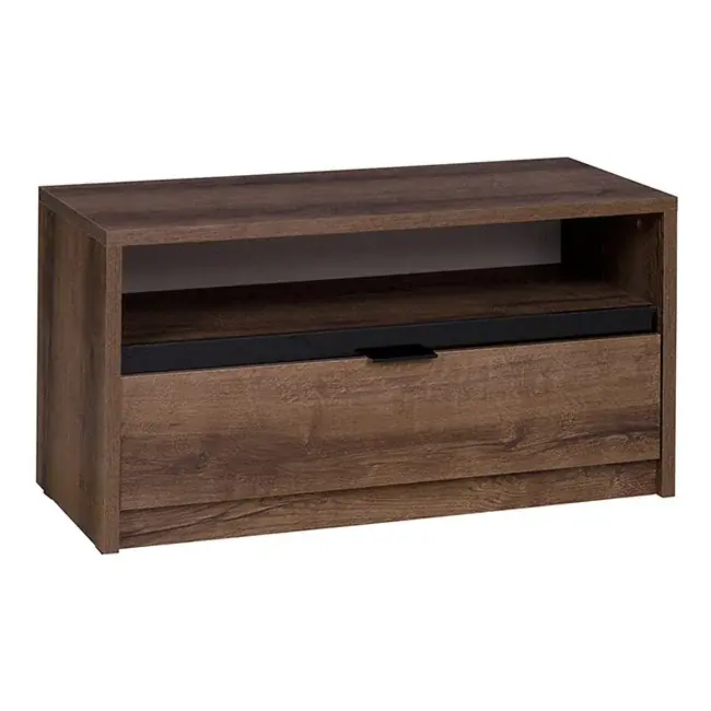 Dokud Zásoby Vydrží DENVER mc TV stolek RTV1SZ 90 cm dub monastery / černá lesk
