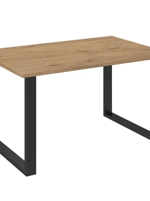Nejlepší Cena Jídelní stůl IMPERIAL 138x90 cm lancelot + černé kovové nohy