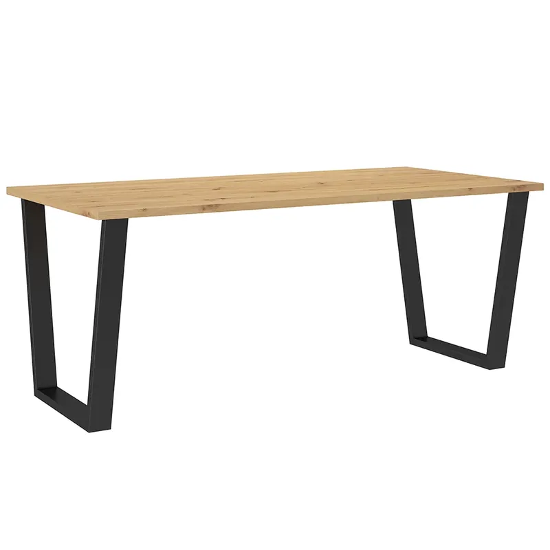 Akční Cena Jídelní stůl industriální Cezar - 185x67 cm - artisan