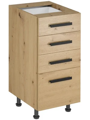 Značkový LANGEN au dolní skříňka D40S4 S ÚCHYTY artisan
