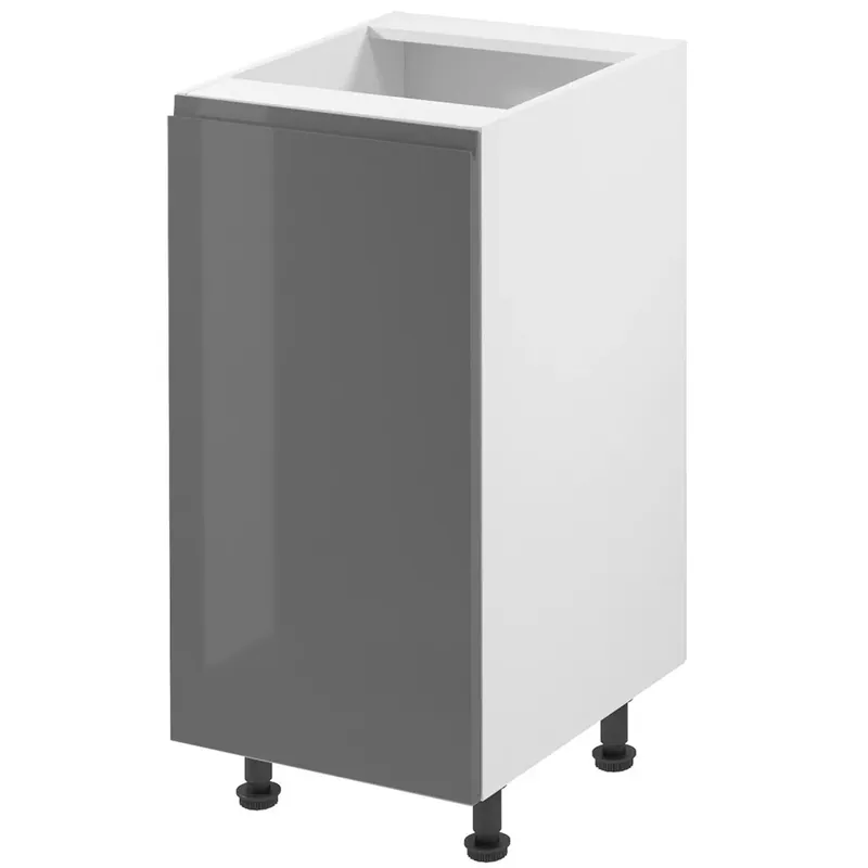 Sleva ASPEN gr dolní skříňka D40 40 cm PRAVÁ šedá lesk