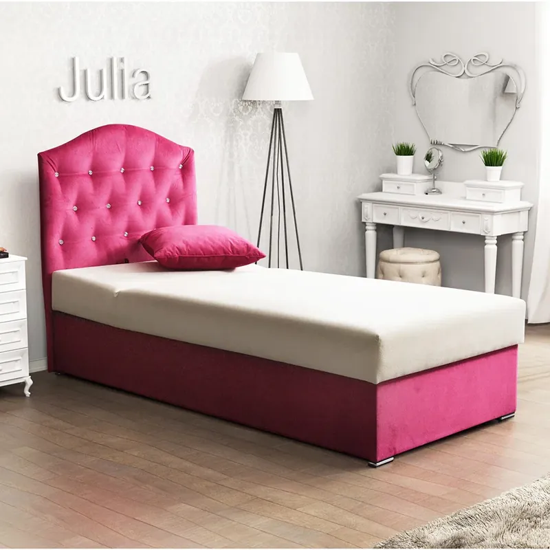 Jednolůžko JULIA 137x200 cm polohovací VÝBĚR TKANIN Koupit Online