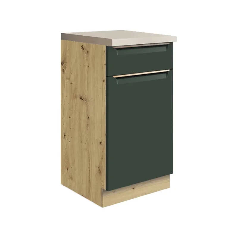 Značkový GLAMOUR z dolní skříňka GLA-2D 40 cm zelená mat