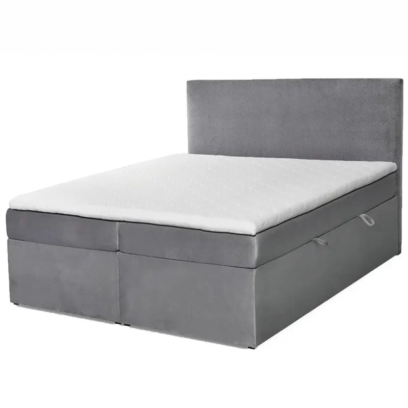 Manželská postel dvoulůžko BOXSPRING 160x200 VÝBĚR TKANINY A ČELA Novinka