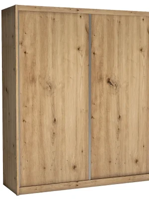 Šatní skříň MACI 208 cm bez zrcadla artisan Nová Kolekce