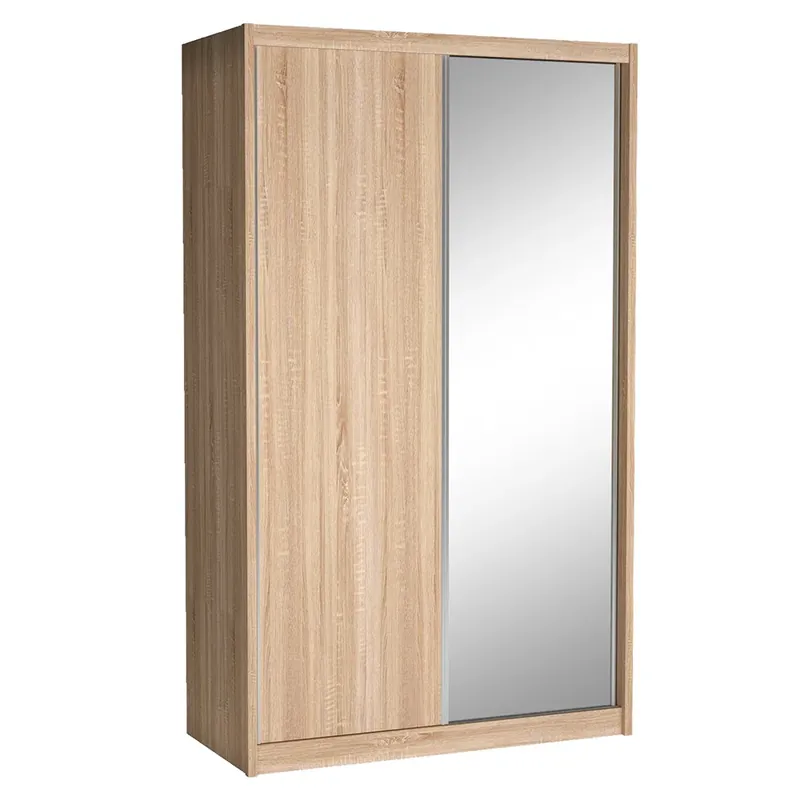 Šatní skříň KAROK 143 cm se zrcadlem sonoma Pouze Dnes
