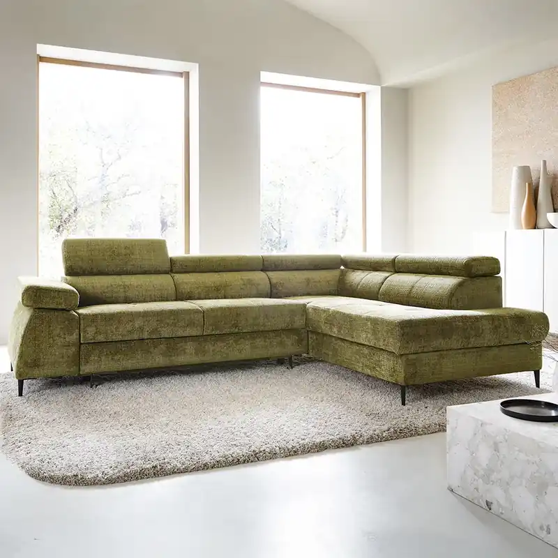 Nakupujte Hned Sedací souprava CORDOBA II 275x203 cm rozkládací + s úložný prostorem VÝBĚR TKANIN