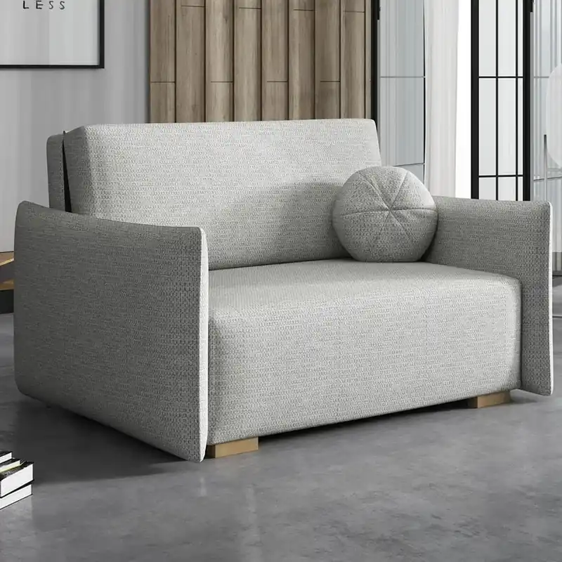 Sleva Pohovka VIVA II GLOW 130 cm rozkládací + úložný prostor VÝBĚR TKANIN
