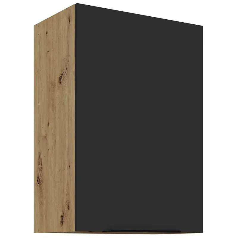 ARIA ac horní skříňka 50 G-72 1F policová 50 cm ANTI FINGERPRINT povrch artisan/černá Nejlepší Cena