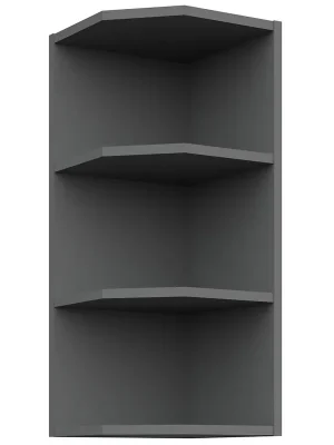 Akce ARIA ab horní regál 30 G-72 ZAK zakončovací s policemi 30 cm UNI provedení antracit