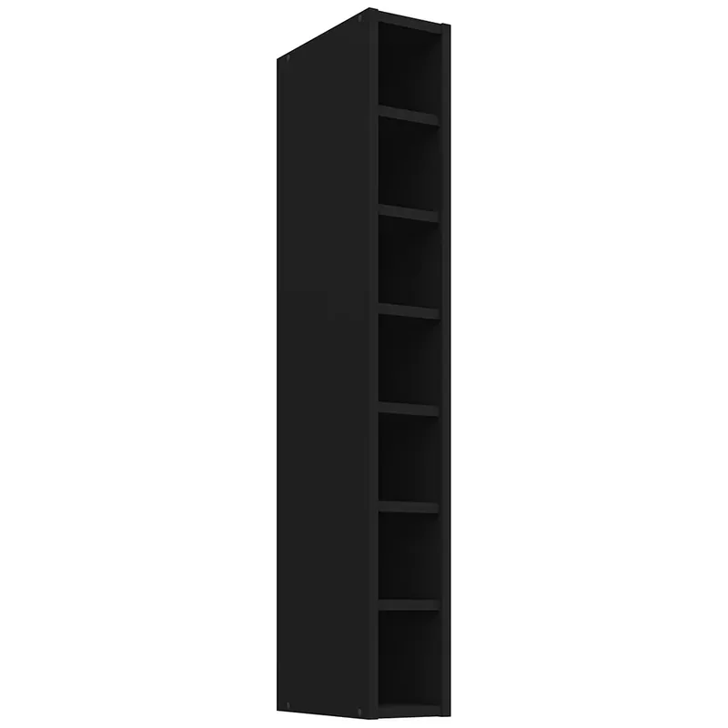 ARIA wb horní regál 15 G-108 OTW s policemi EXTRA VYSOKÝ 15 cm černá Pouze Dnes