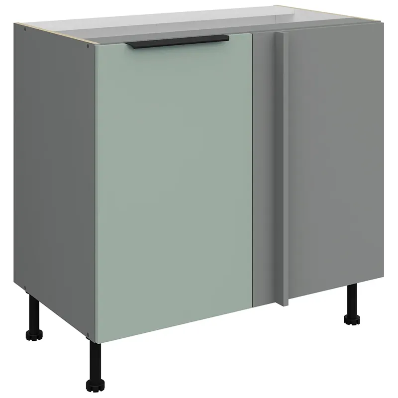 ARIA sa dolní skříňka 105 ND 1F rohová s policí 105x60 cm antracit/aquamarine Nejlepší Cena