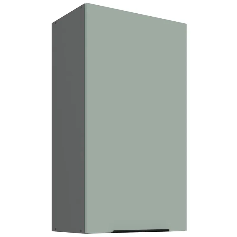 ARIA sa horní skříňka 50 G-90 1F policová 50 cm VYSOKÁ ANTI FINGERPRINT povrch antracit/aquamarine Must-Have
