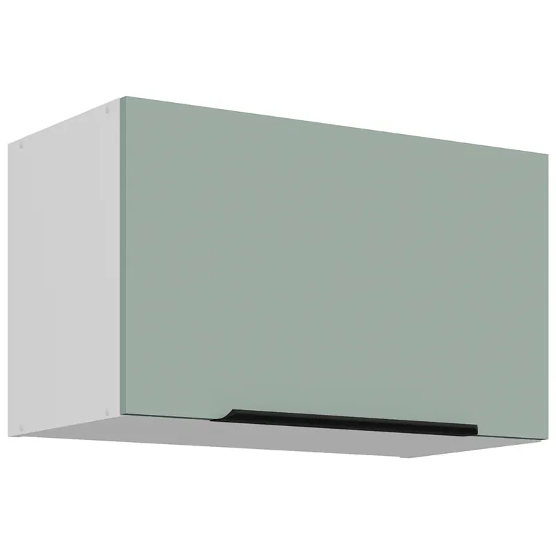 Akční Cena ARIA sb horní skříňka 60 GU-36 1F výklopná 60 cm ANTI FINGERPRINT povrch bílá/aquamarine