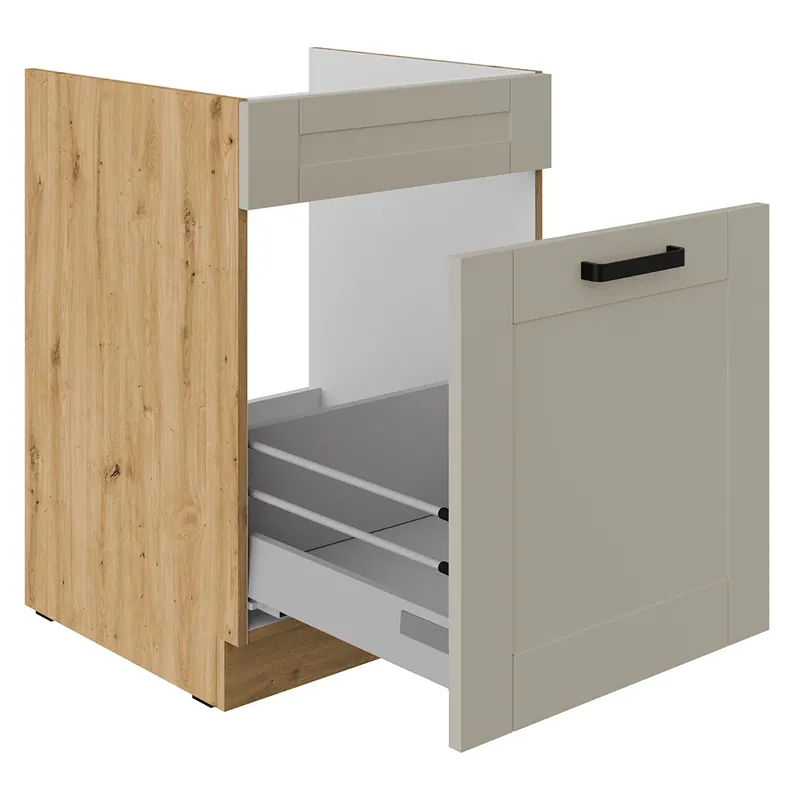 Odeslání Ihned LUNA sa dolní skříňka 60 ZL 1S dřezová 60 cm PREMIUM BOX artisan/světle šedá