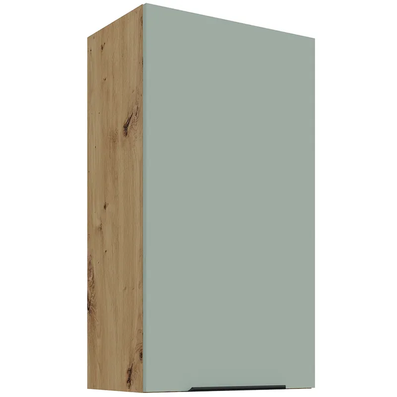 Akční Nabídka ARIA st horní skříňka 50 G-90 1F policová 50 cm VYSOKÁ ANTI FINGERPRINT povrch artisan/aquamarine