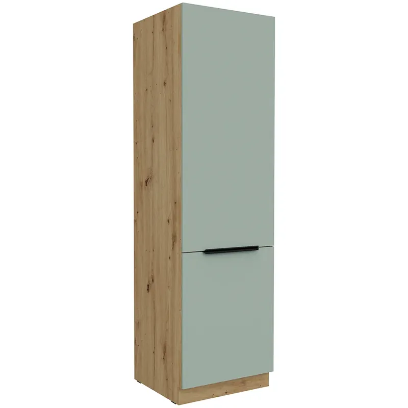 ARIA st vysoká skříňka 60 DK-210 2F potravinová s policemi 60 cm ANTI FINGERPRINT povrch artisan/aquamarine Nejprodávanější