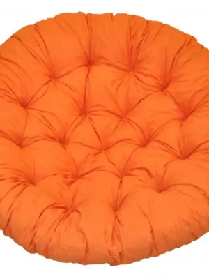 Cenový Hit Polstr deluxe na křeslo papasan 110 cm - oranžový melír Axin Trading s.r.o.