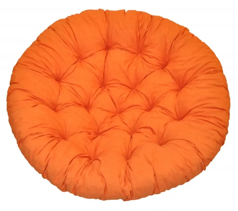 Cenový Hit Polstr deluxe na křeslo papasan 110 cm - oranžový melír Axin Trading s.r.o.