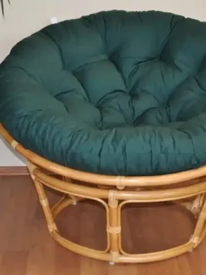 Super Cena Polstr na křeslo papasan 110 cm zelený dralon Axin Trading s.r.o.