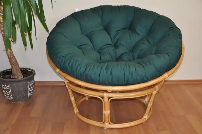 Super Cena Polstr na křeslo papasan 110 cm zelený dralon Axin Trading s.r.o.
