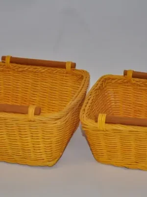 Must-Have Ratanový košík set 2 varianta žlutá Axin Trading s.r.o.