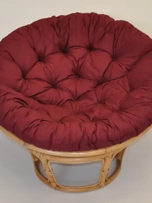 Expresní Doručení Ratanový papasan 110 cm medový polstr vínový Axin Trading s.r.o.