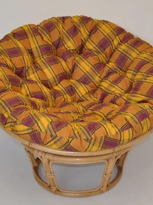 Výhodná Nabídka Ratanový papasan 110 cm medový okrový CZ Axin Trading s.r.o.
