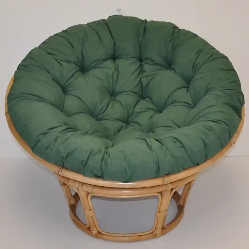 Poslední Šance Ratanový papasan 110 cm medový polstr zelený tmavý melír Axin Trading s.r.o.
