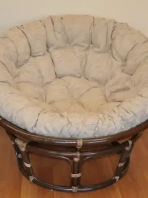 Ratanový papasan 130 cm hnědý - polstr Ebony Axin Trading s.r.o. Nejprodávanější