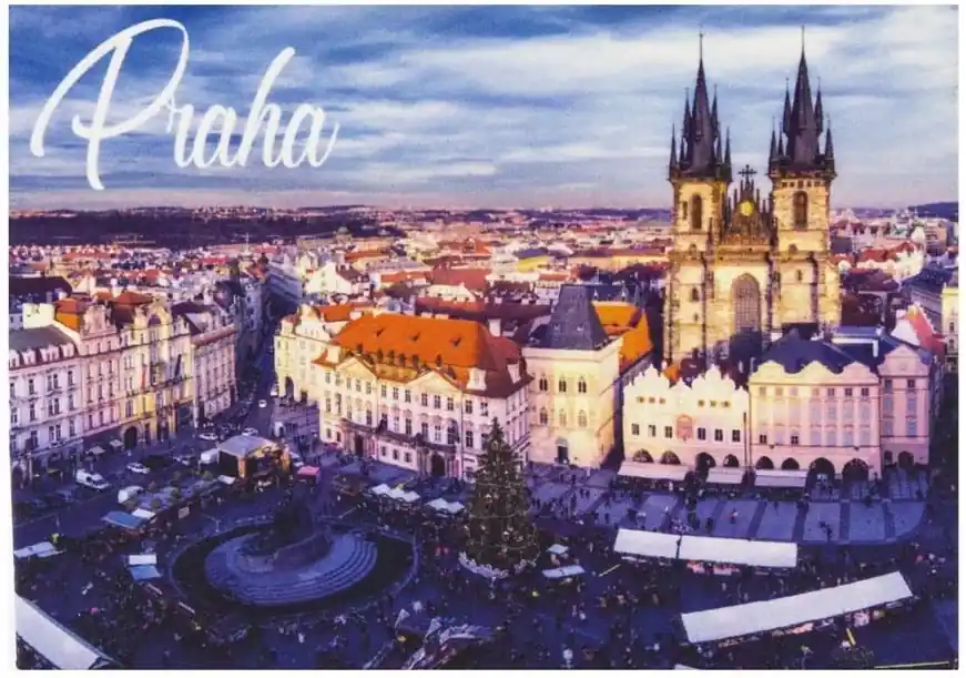 Magnet Praha panorama GiftyCity Vrácení Zdarma