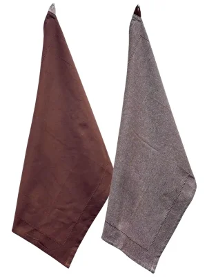 Pouze Dnes Kuchyňské utěrky čokoládová a režná Home Elements