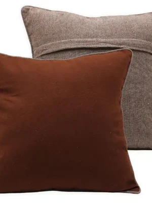 Horká Nabídka Povlak na polštář, čokoládová a režná Home Elements