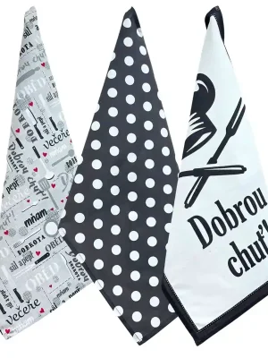 Vrácení Zdarma Kuchyňské utěrky Dobrou chuť Home Elements