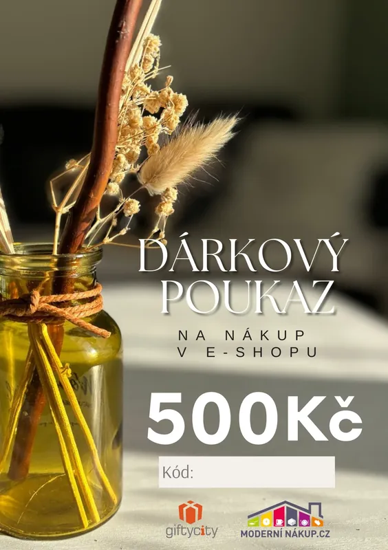 Dárkový certifikát v hodnotě 500 Kč Home Elements Ověřený
