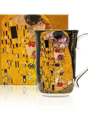 Finální Výprodej Hrnek 400 ml, Klimt Polibek tmavý Home Elements