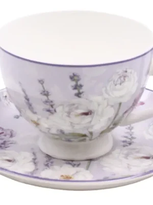 Přímo Od Výrobce Šálek s podšálkem 250 ml, Levandule Home Elements