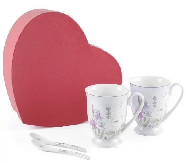 Hrnky se lžičkami 280 ml, Levandule Home Elements Bezpečná Platba