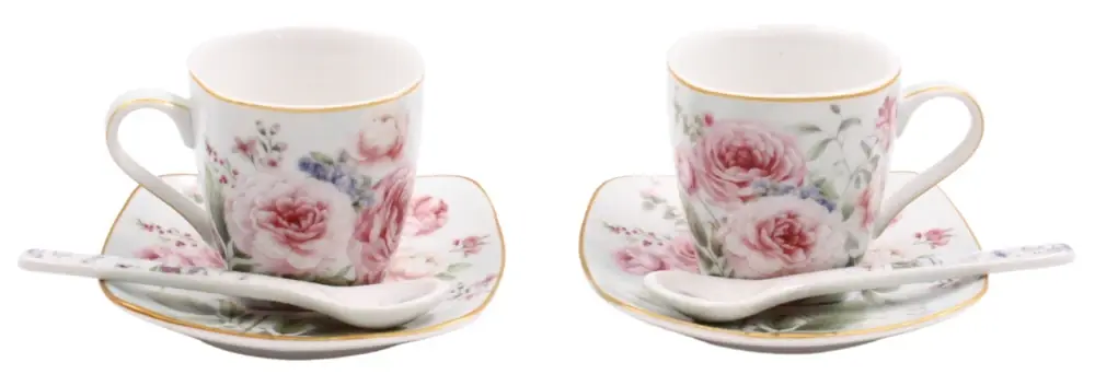 Bezpečná Platba Espresso šapo sada 2 x 65 ml, Růže Home Elements