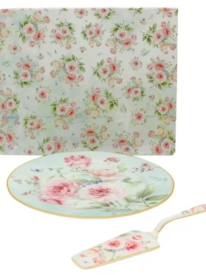 Talíř na dort se lžící, Růže Home Elements Bezpečná Platba