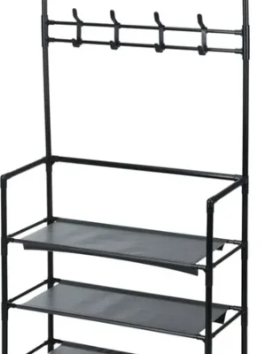 Značkový Věšák na oděvy se 4 policemi, 60 x 26 x 155 cm Home Elements