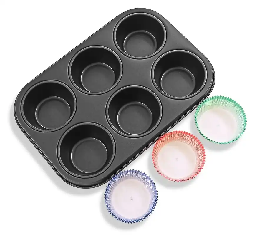Expresní Doručení Gardenia plech na 6 muffinů 27 x 19 cm Guardini