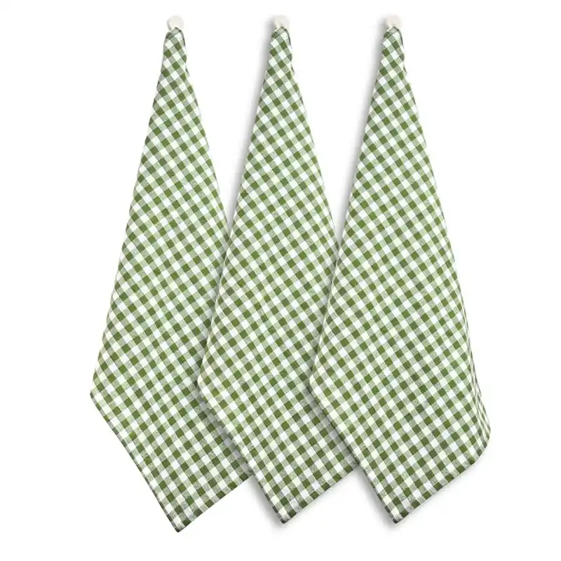 Levný Kuchyňské utěrky Zelené káro Home Elements