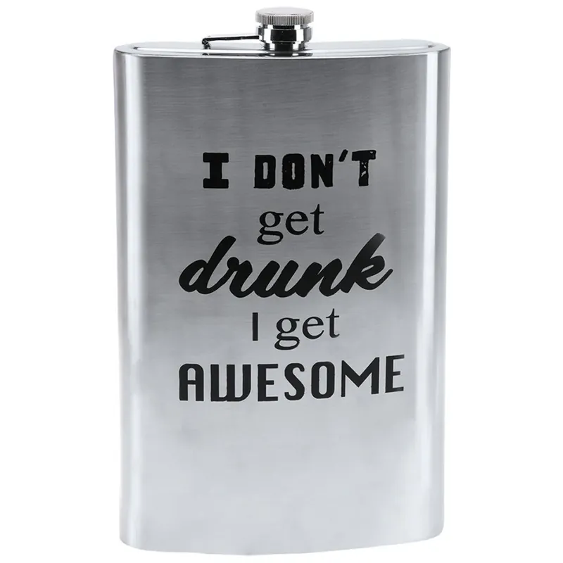 Cenově Výhodný HOME ELEMENTS Maxi placatka 1,8 l, I don‘t get drunk I get awesome Home Elements