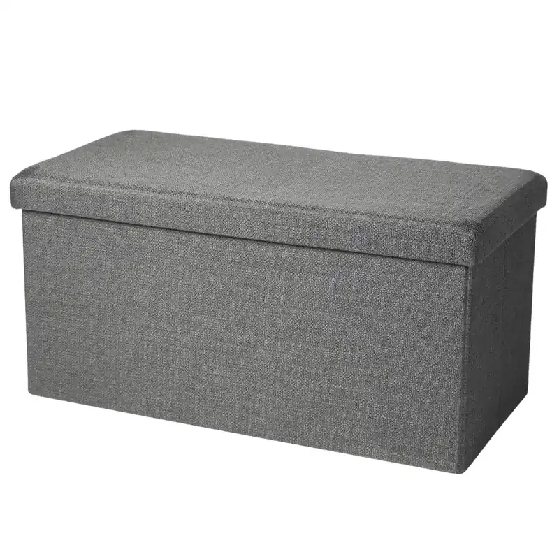 Cenová Bomba Čalouněný úložný box/lavice, barva tmavě šedá URBAN LIVING