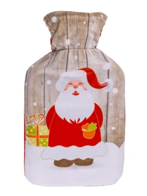 Akce Termofor s fleecovým obalem, 0,7 l, Santa Claus GiftyCity