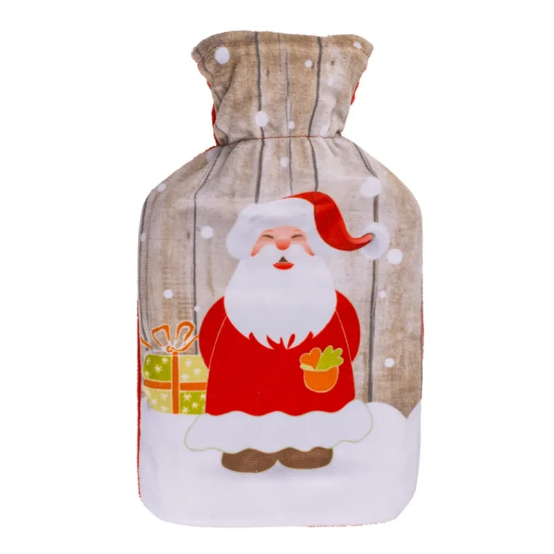 Akce Termofor s fleecovým obalem, 0,7 l, Santa Claus GiftyCity