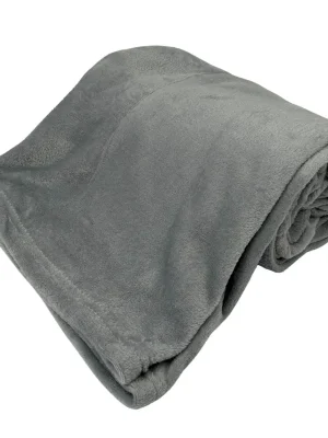 Odeslání Ihned Mikroflanelová deka, šedá Home Elements